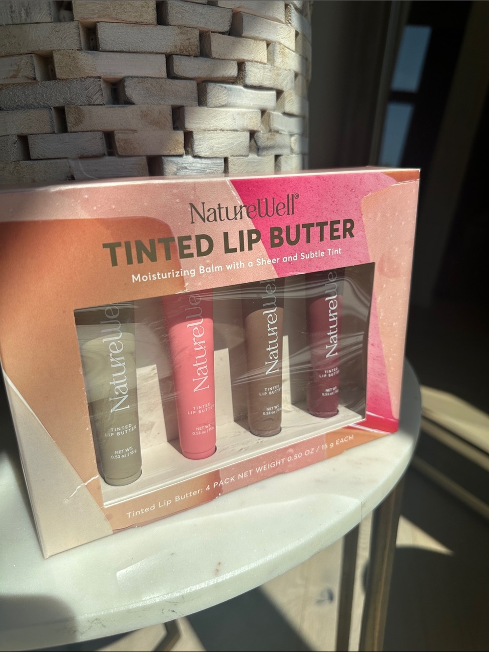 Tinted Lip Butter Set - Pink, Mauve, Berry, Neutral